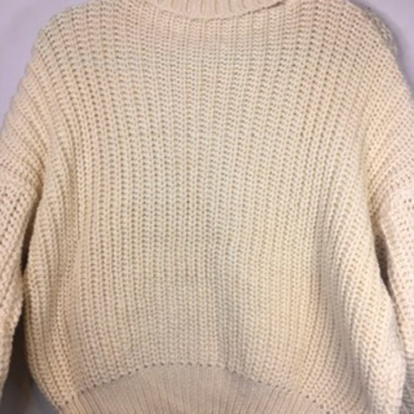 ASOS Chunky Oversized Turtleneck Sweater Beige - Picture 2 of 6